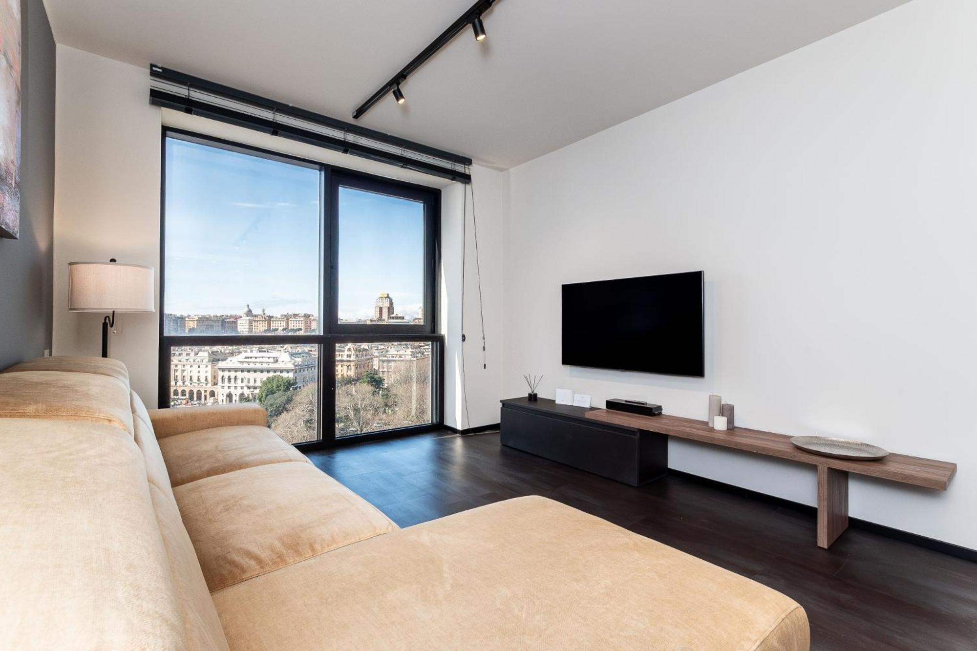 Free Parking In Luxury Suite With City View - Steps To Brignole Train Station Genova Exterior foto