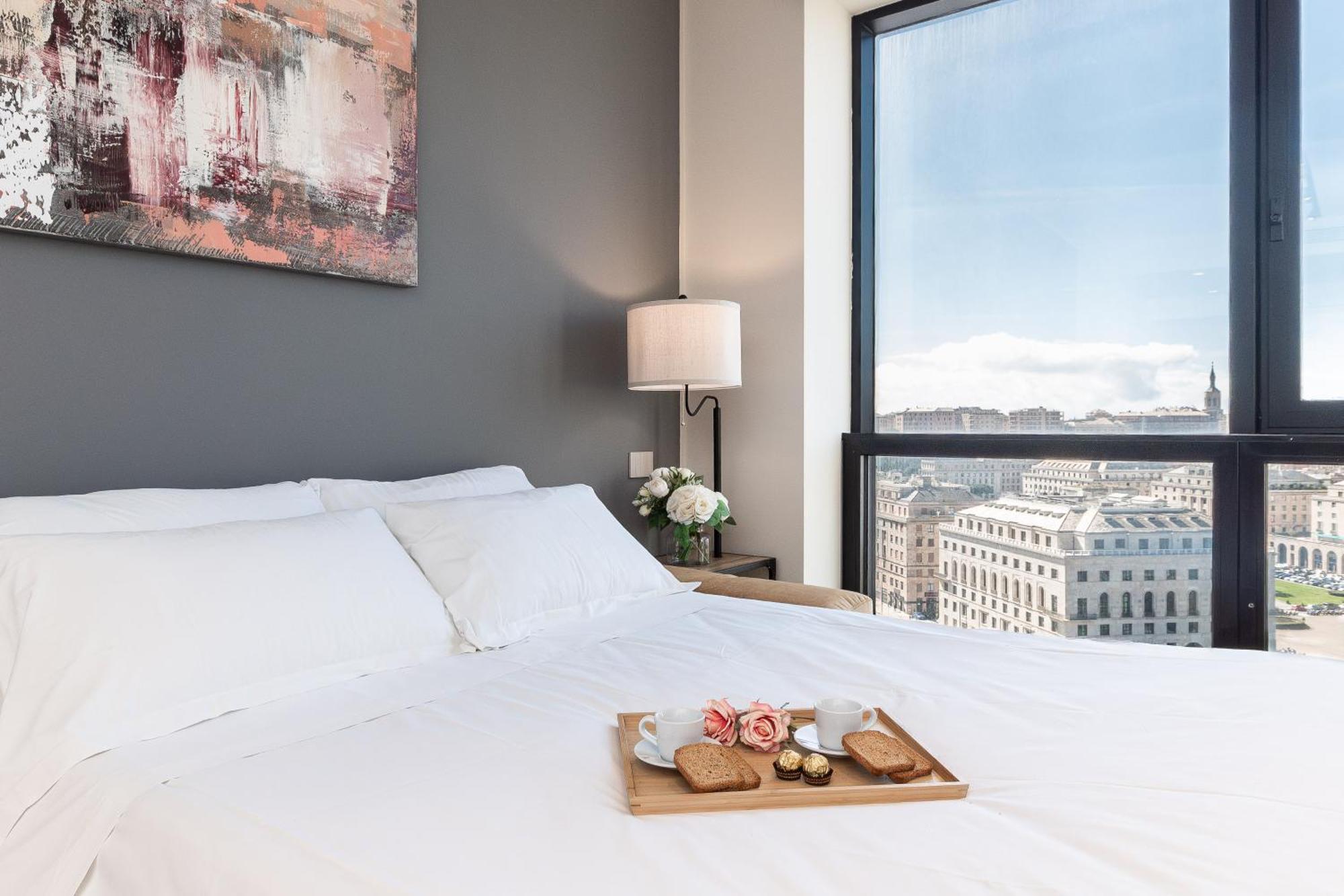 Free Parking In Luxury Suite With City View - Steps To Brignole Train Station Genova Exterior foto